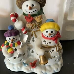 PARTYLITE (P7702) “SNOWBELL” TEALIGHT HOLDER NIB
